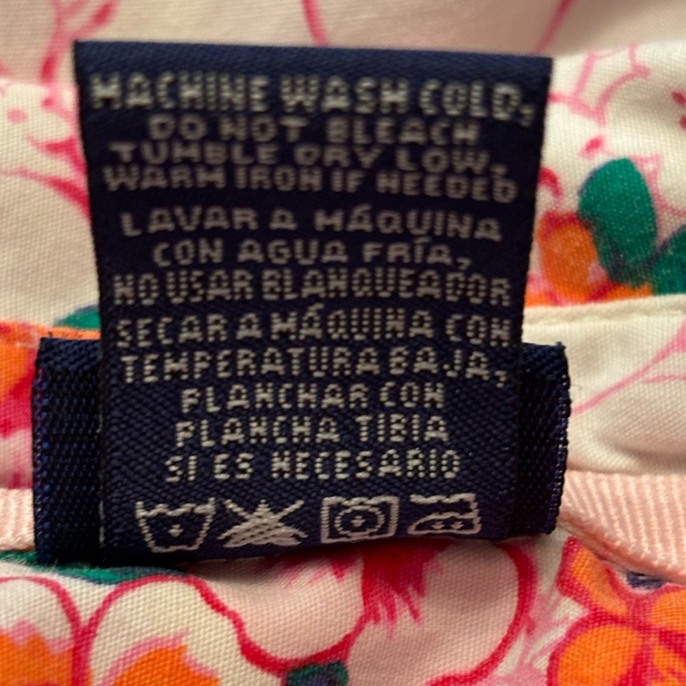 Vintage Basic Editions Gloral Button Down Top - image 8